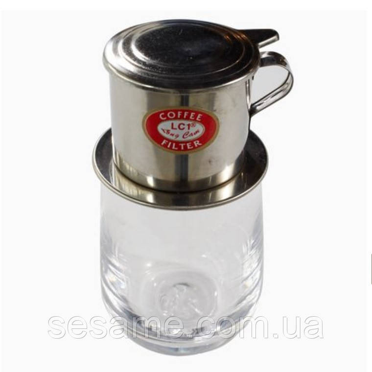 Вьетнамский фильтр для кофе Фин Long Cam Phin №6. 75 мл.кофе по -вьетнамски Харьков - изображение 2