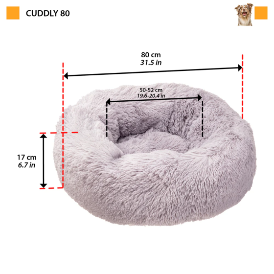 Лежак — ліжко для собак і кішок Ferplast Cuddly (Ферпласт Кавалі) Запоріжжя