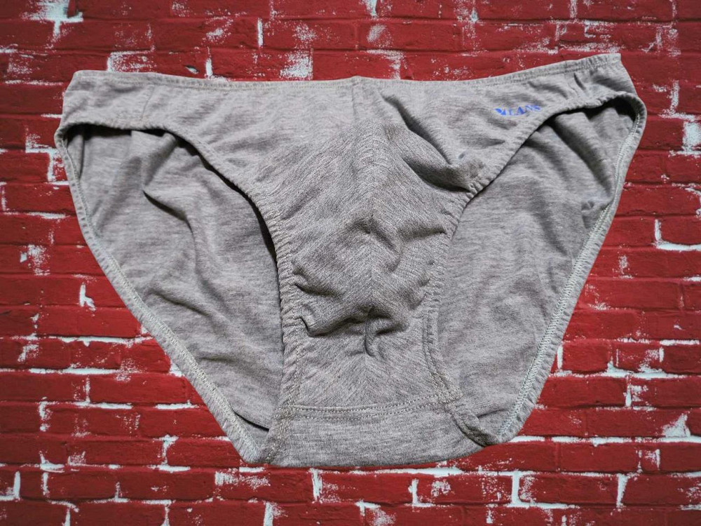 Чоловічі труси міні однотонні сірі (2шт в уп) Lans 04/005 XXL Київ - фото 3