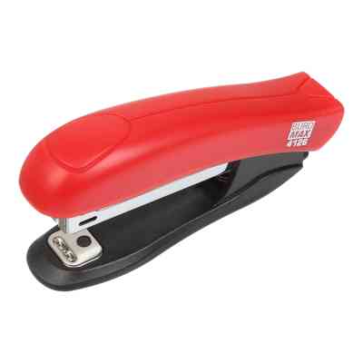 Степлер Buromax пластиковий, 12 аркушів, (скоби №10), 88 х 44 х 22 мм, червоний (BM.4126-05) Вінниця