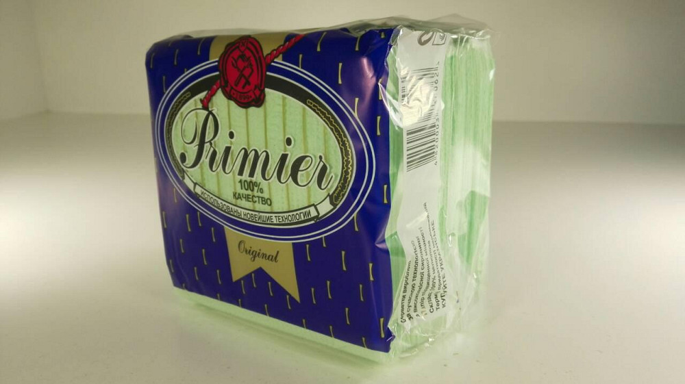 Бумажные Cалфетки 55лист Премьер  Зеленая (10 пачка) Харьков - изображение 1