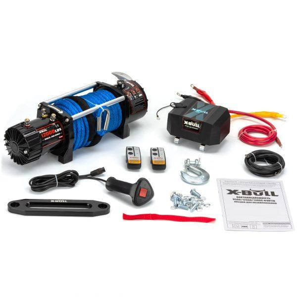 X-BULL 12000LBS Лебедка с синтетической веревкой Черкассы - изображение 4