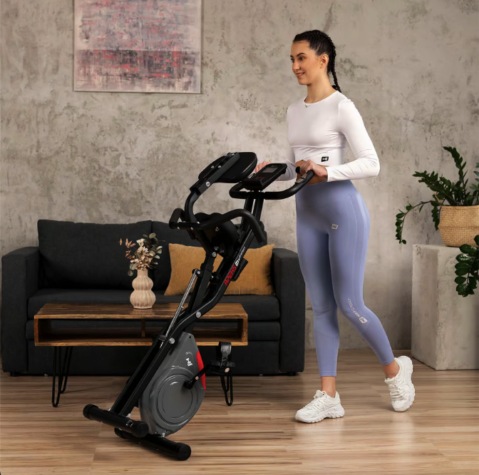 Велотренажер Hop-Sport HS-3030X Apeks X-Bike сірий Киев - изображение 10