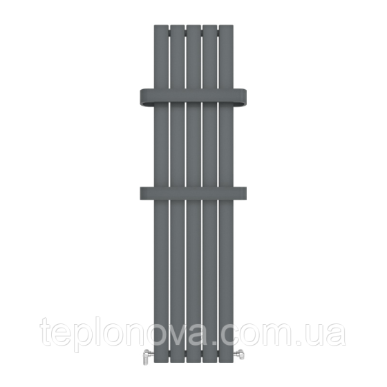 Дизайнерський радіатор 1600/500 (мм) антрацит IDEALE STELLA (бічне підключення) 11 5/1600/500 Чернівці
