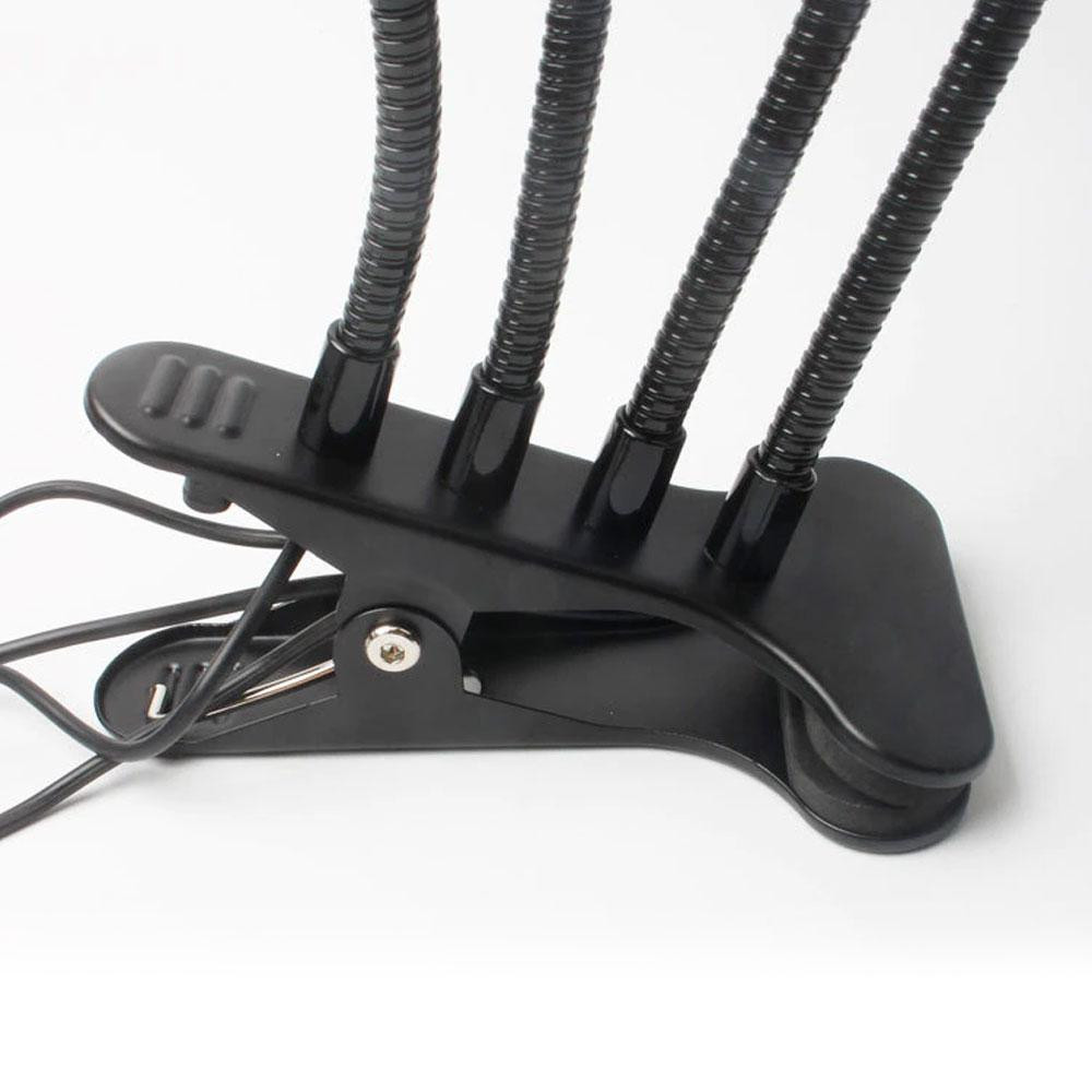 Светодиодная лампа для растений 40 Вт, 4 головки, от USB / Настольная светодиодная фитолампа Киев - изображение 7