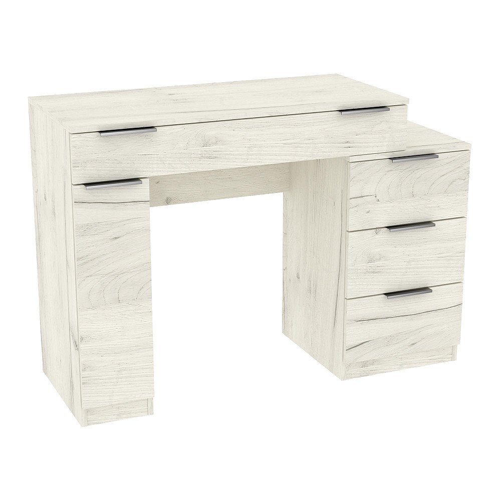 Стол туалетный Трюмо Кристалл, Дуб Крафт Білий, 1200/452/847 Львов - изображение 1