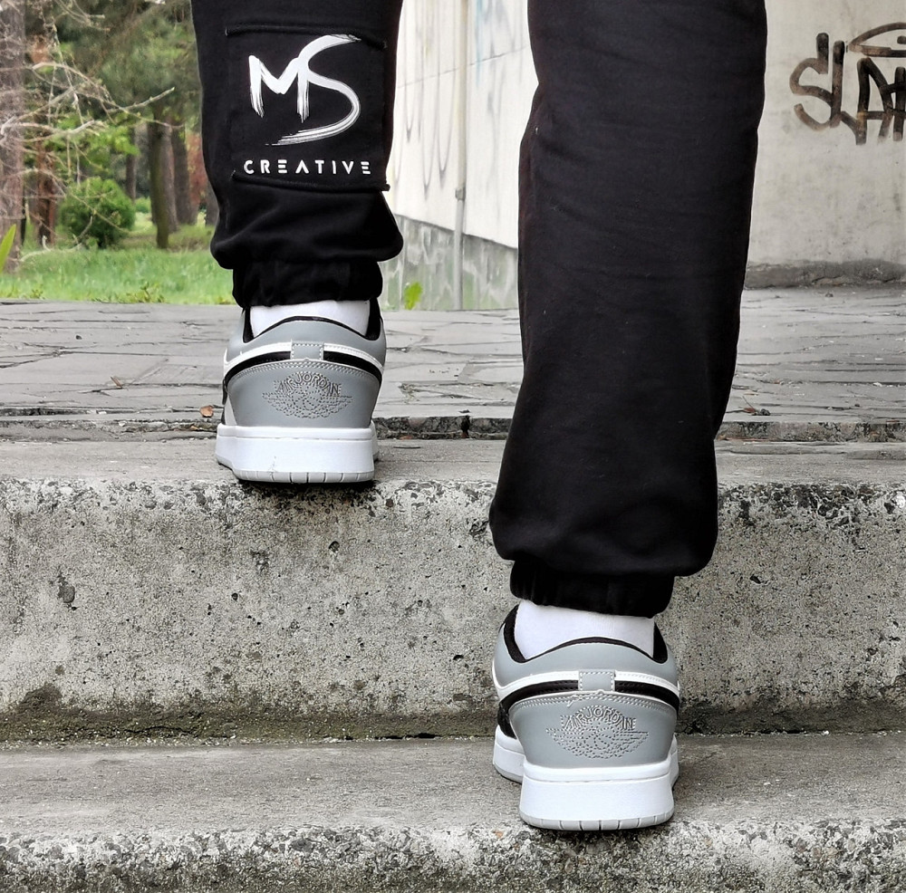 Кроссовки Nike Jordan Белые Мужские Джорданы Черные Серые Найк (размеры: 41,42,43,44) Видео Обзор Днепр - изображение 5