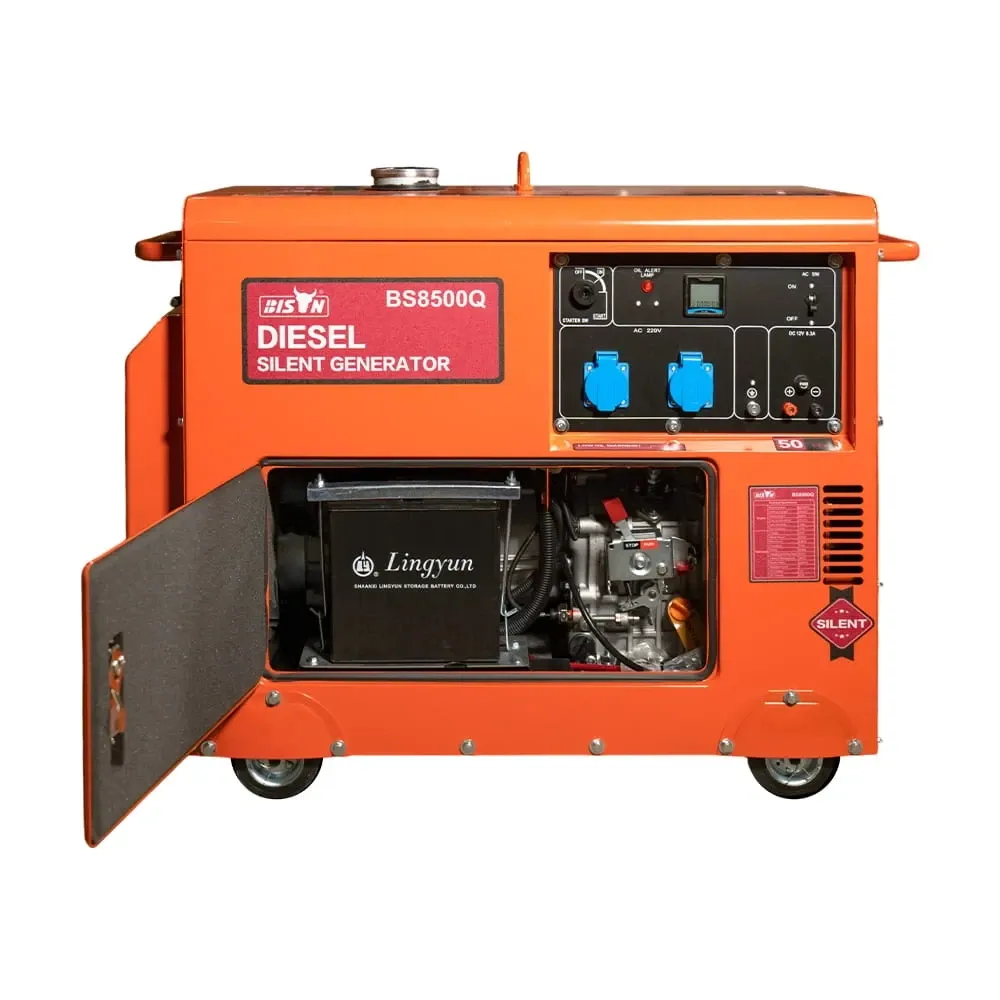 Генератор дизельний однофазний 5 кВт Bison BS8500Q (41-00412) Киев - изображение 9