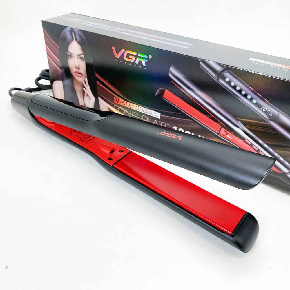 Щипцы гофре для выравнивание волос VGR, Широкий утюжок для выпрямления волос, Выпрямитель утюжок щипцы TQ-18 Львов - изображение 3
