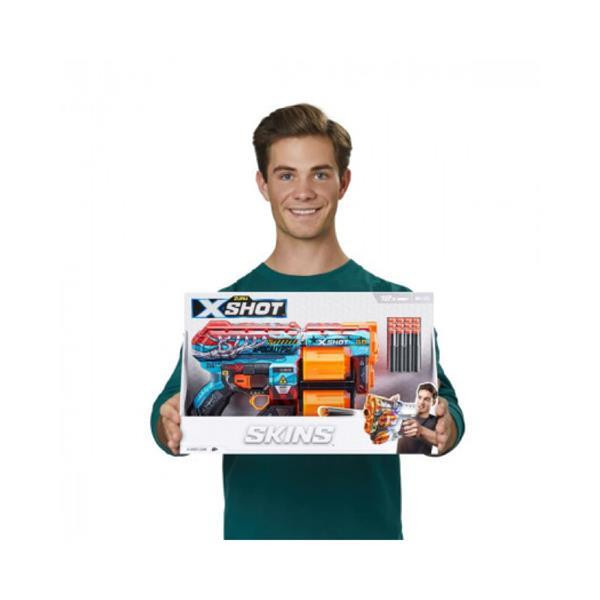 Скорострельный бластер X-Shot Skins Dread Apocalypse 12 патронов (36517G) Харьков - изображение 5