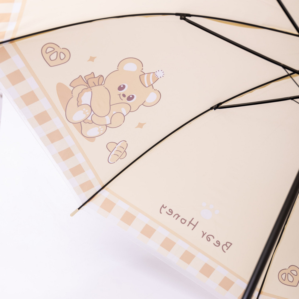 Дитячий жовтий зонт-трость полуавтомат 94 см Київ - фото 4