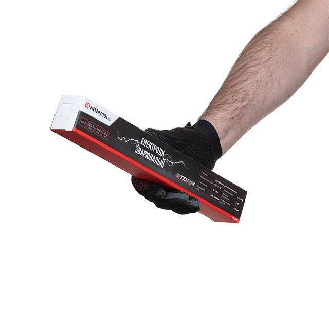 Електроди зварювальні 6013, Ø 2,5 мм, 350 мм, уп. 2,5 кг, STORM INTERTOOL EW-2525 Киев - изображение 4