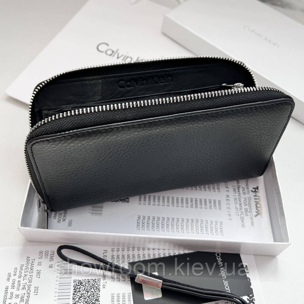 Чоловічий шкіряний гаманець на блискавці (1442) Київ - фото 6