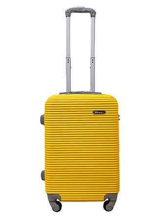 Валіза пластикова MILANO BAG 004 мала жовта Київ - фото 1