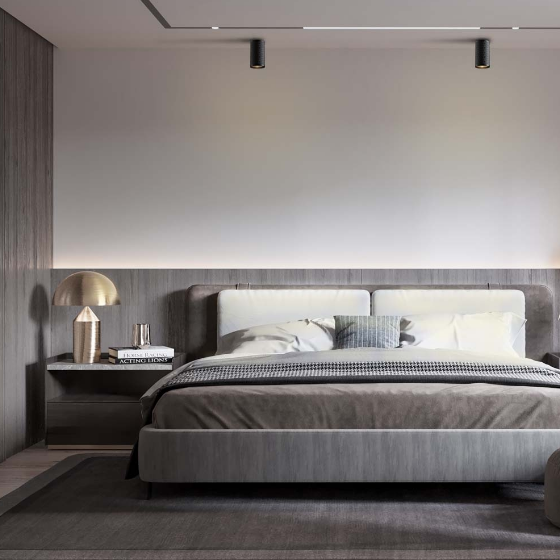 LED Світильник накладний під лампу GU10 чорна призма VL-SPF02A-BP Videx Житомир - изображение 2