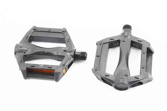 Педалі BMX 9/16" ((90x75x20mm) пластикові, чорні (без підшипників) Київ