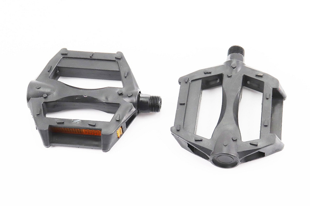 Педалі BMX 9/16" ((90x75x20mm) пластикові, чорні (без підшипників) Київ - фото 1