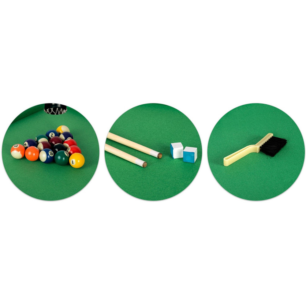 Більярдний стіл з аксесуарами Neo-Sport NS-807, 122 x 61 x 76 см - темно-коричневий Київ - фото 6