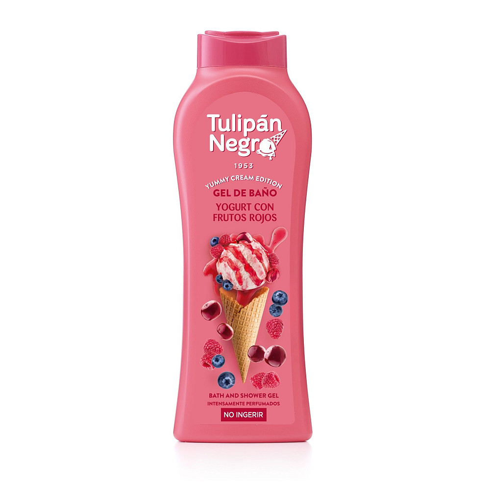Гель для душа Yummy Cream Ягодный йогурт Tulipan Negro 650 мл Киев - изображение 1