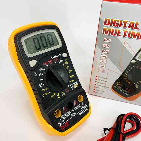 Портативний мультиметр тестер HAOYUE MAS830L, Мультиметр тестер цифровий точний, Мультиметри портативні BV-20 Івано-Франківськ