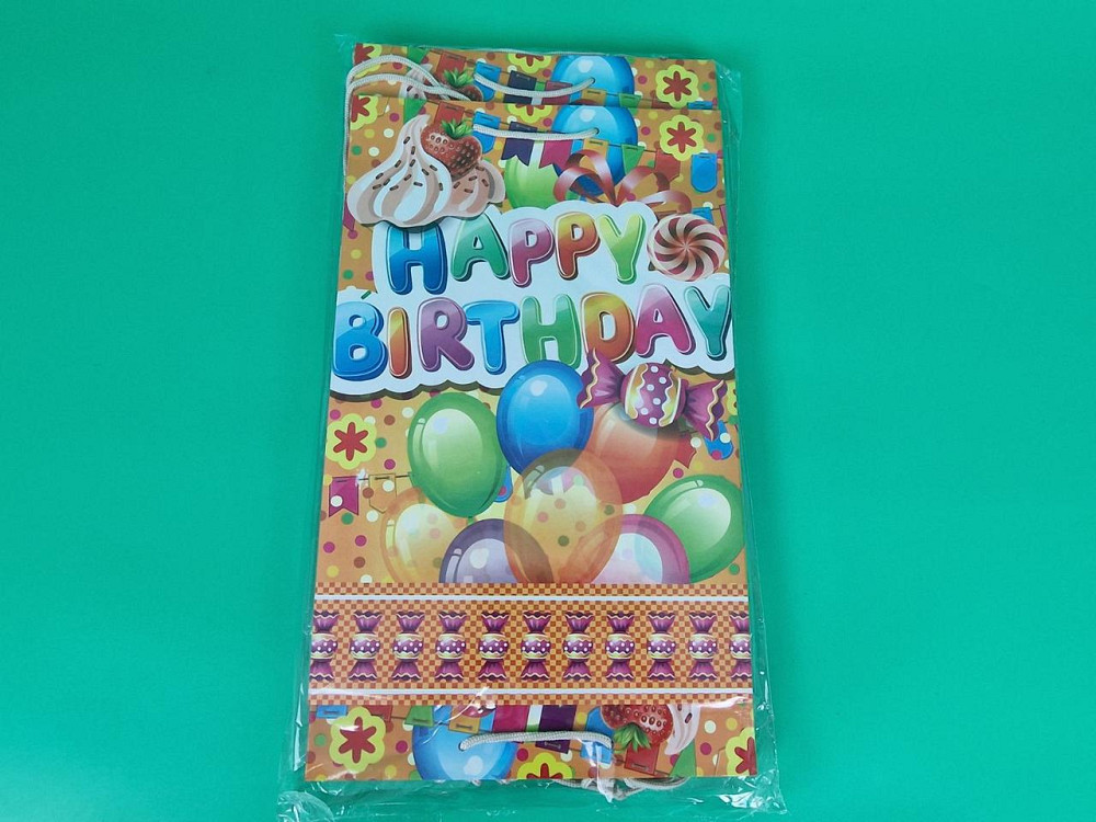 Великий паперовий пакет вертикальний 25/37/8 (артBV-169) (12 шт.) Харків - фото 3