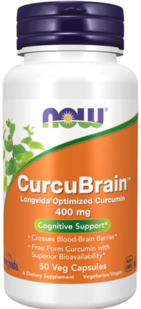 Куркумін для мозку Now Foods CurcuBrain 400mg 50 розт капс Київ