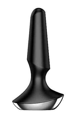 Анальная пробка с функцией управления с смартфона Satisfyer Plug-Ilicious, черный Sex Aura Киев