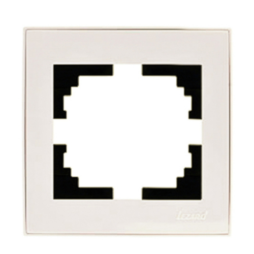RAIN перлинно-білий перламутр Рамка 1-а з боковою вставкою Лезард Житомир