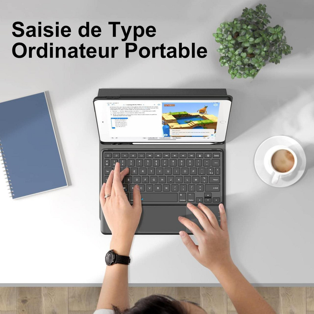 Фірмовий захисний чохол EARTO з Bluetooth клавіатурою для iPad 10.2 (2019/20/21)/pro10.5(2017)/Air 3 10.5 Дніпро - фото 6