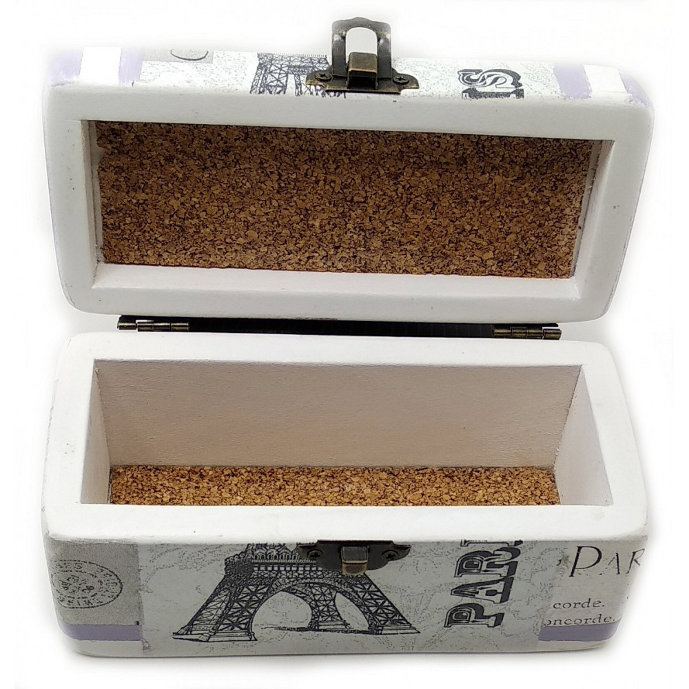 Скринька для прикрас дерев'яна Париж Ейфелева вежа Київ - фото 2