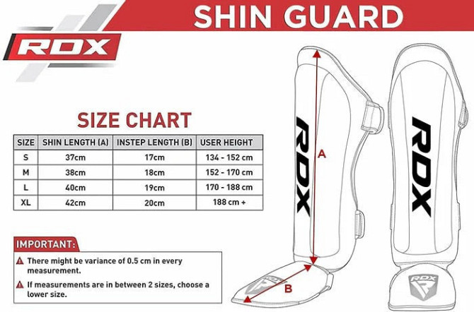 Защита голени и стопы RDX T1 Black XL Киев - изображение 10