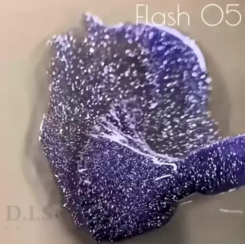 Светоотражающий гель лак Dis Nails Flash 7.5 мл Киев - изображение 1