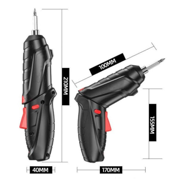 Шуруповерт з додатковими насадками, Бездротовий шуруповерт у кейсі на акумуляторі NX-27 Івано-Франківськ - фото 8