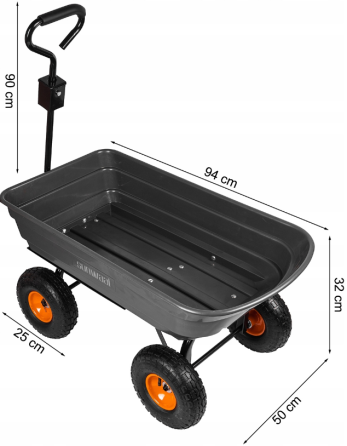 Тележка садовая 75л 300кг Maltec (Польша) Киев