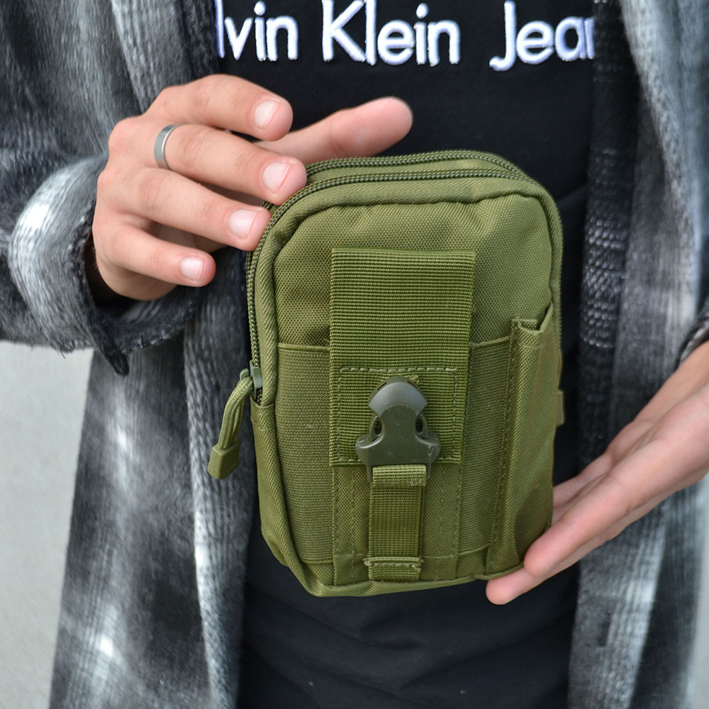 Тактична сумка - сумка для телефону, система MOLLE органайзер тактичний з кордури. Колір: хакі YH-10 Львів - фото 19