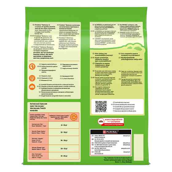 Сухой корм FRISKIES Balance для взрослых собак с курицей, говядиной и овощами, 2.4 кг Киев