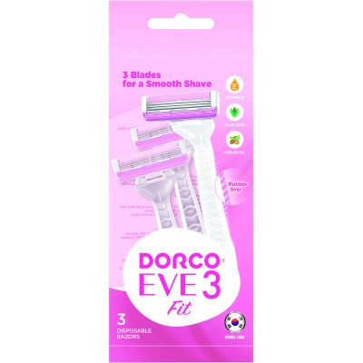 Бритва Dorco EVE 3 Fit для женщин 3 лезвия 3 шт. (8801038590769) Винница - изображение 1
