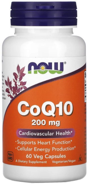 Коэнзим Q10 Now Foods CoQ10  200 мг 60 вегетарианских капсул Киев - изображение 1