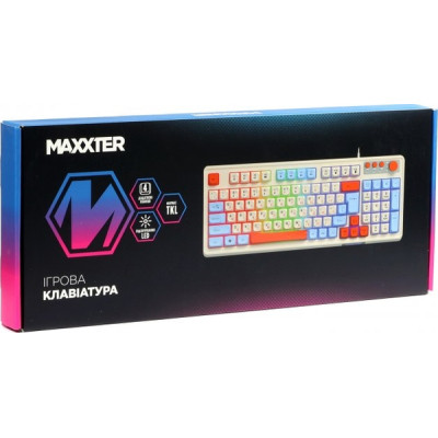 Клавиатура Maxxter KBG-3C01-UA USB UA (KBG-3C01-UA) Винница - изображение 5