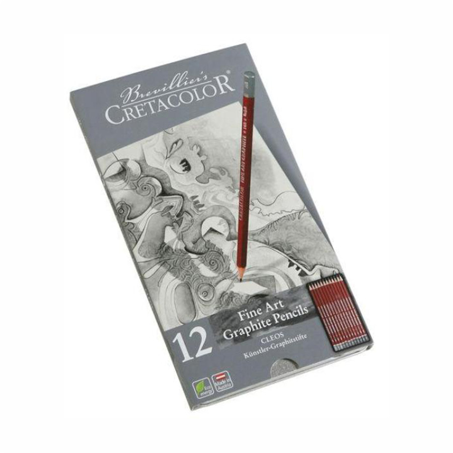 Графітні олівці Cleos 12шт Cretacolor Київ - фото 1