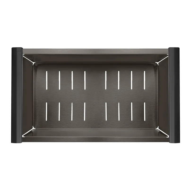 Сушарка для посуду Mixxus BAS-03 NANO-BLACK 420мм з нерж. сталі (колір графіт) (MX1950) Київ - фото 1