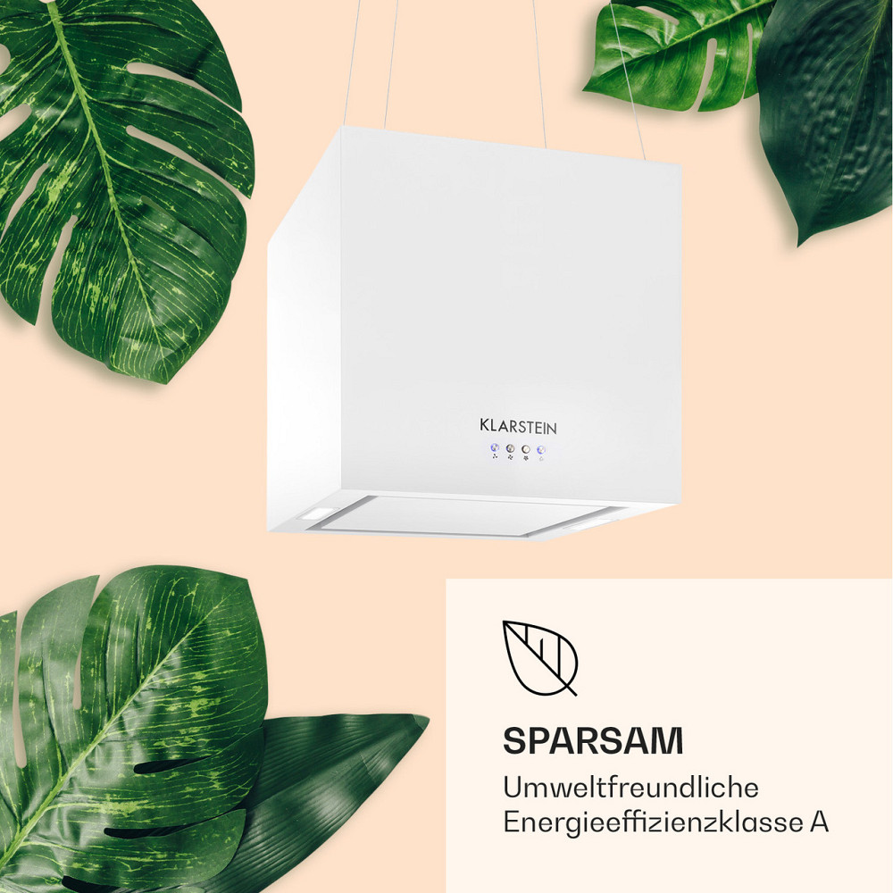 Люстра островная вытяжка 596м³/ч LED панель EEC A белая (Германия, читать описание) Ровно - изображение 6