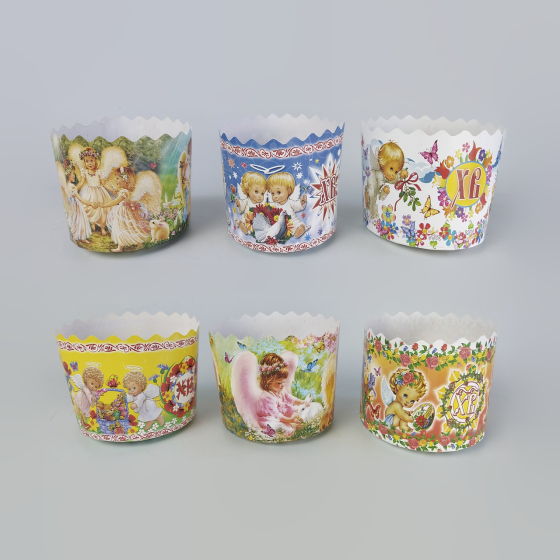 Форми для Пасок 300 гр d110 h85 Асорті 50 шт/пач. Харків