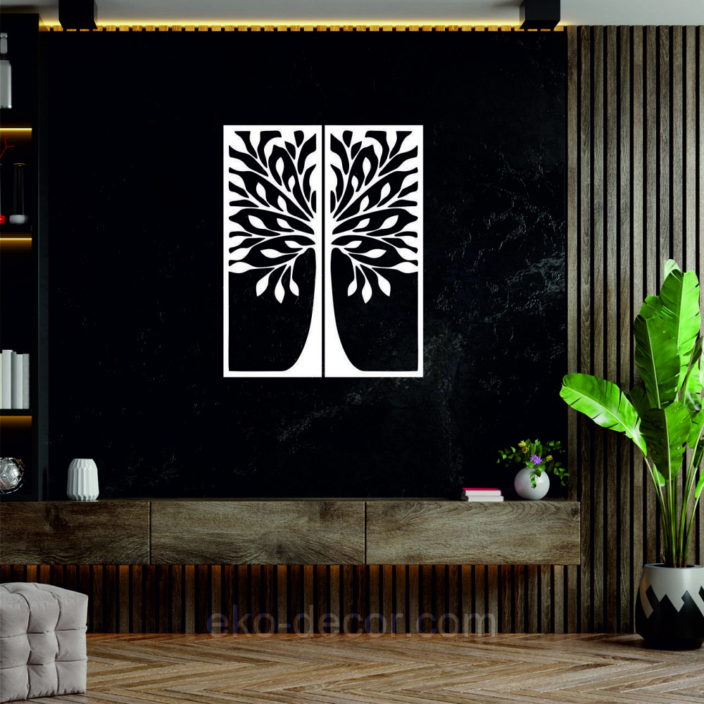 Декоративне настінне 3D Панно «Дерево»  Декор на стіну з об'ємом Київ - фото 5