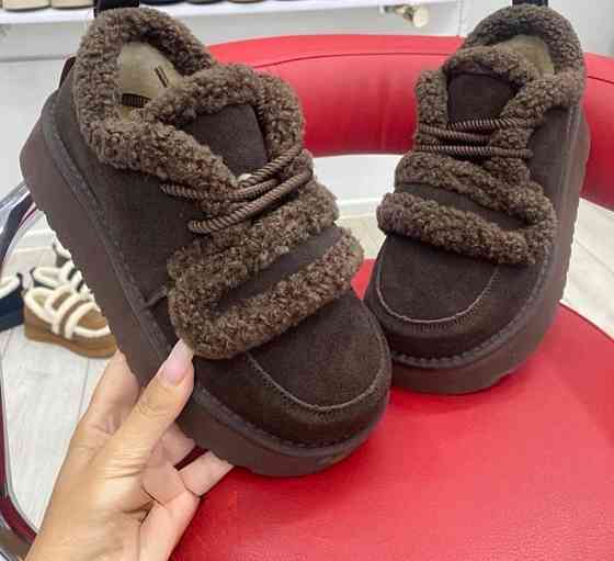 ITTS Угги жіночі ITTS S7987-41 коричневі (зима, замша натуральна) (6033) Коломия