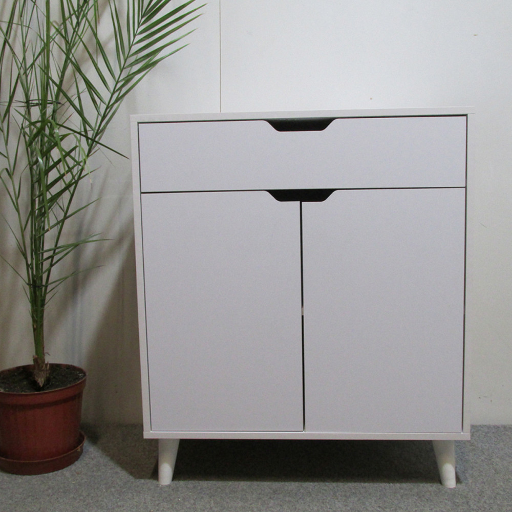 Комод в гостиную с белыми ножками М-ЗОН Борн 750 Дуб Артизан/Антрацит (MZN-031041) Львов - изображение 7