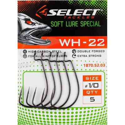 Крючок Select WH-22 1/0 (5 шт/уп) (1870.52.03) Винница