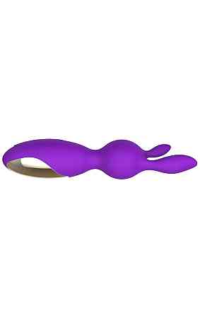Вібратор Purple bunny 10 режимів вібрації колір фіолетовий Sex Aura Київ