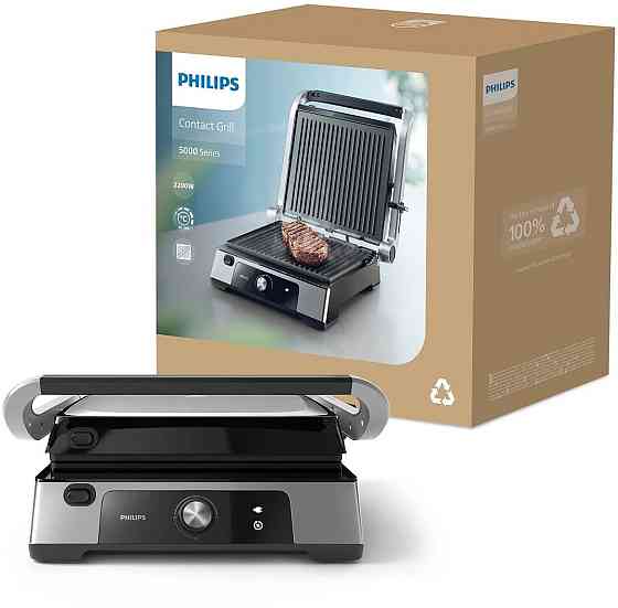 Гриль Philips HD6301/90 чорний, сріблястий Харьков