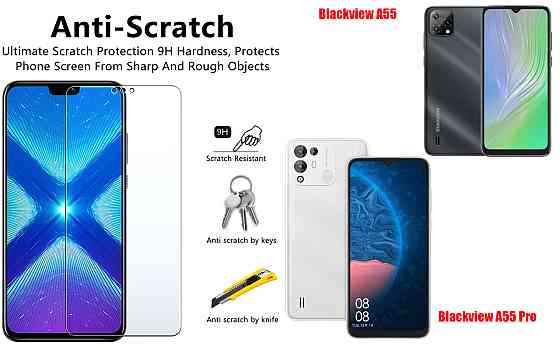 Защитное стекло NeoGlass для Blackview A55, A55 Pro – ультрапрозрачное и устойчивое Киев